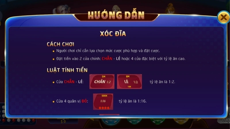 Hướng dẫn cụ thể cách chơi chẵn lẻ xóc đĩa