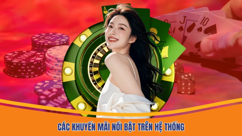 Các khuyến mãi nổi bật trên hệ thống